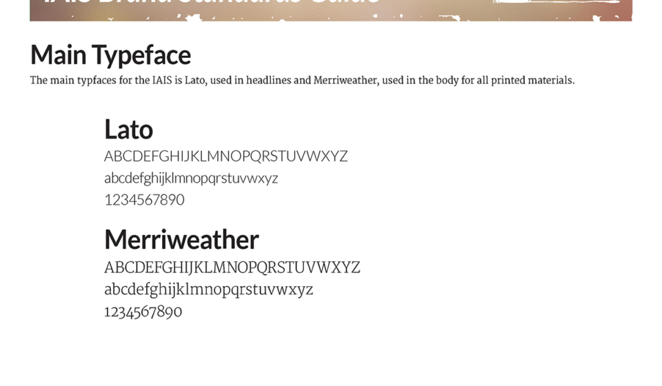 Typefaces